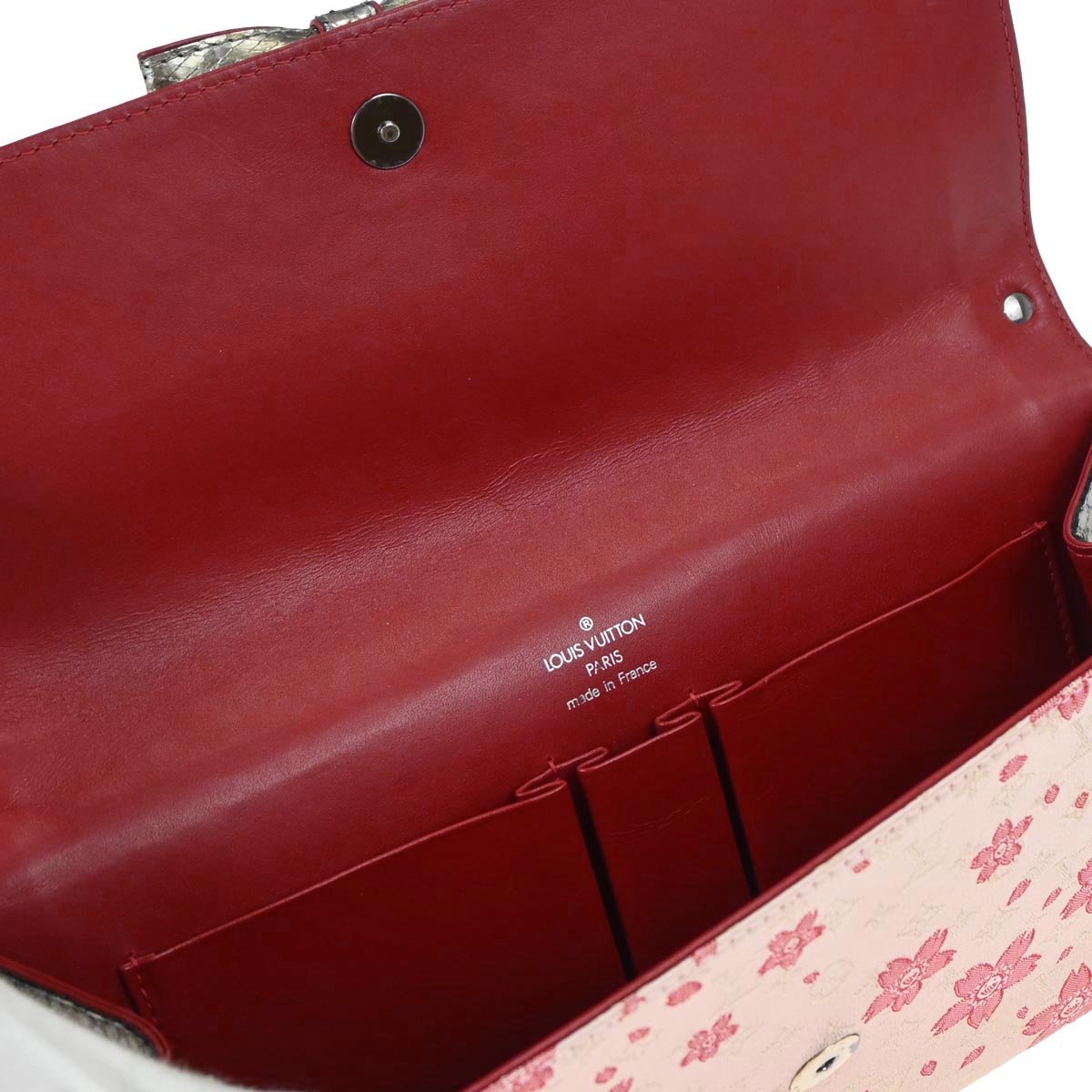 Louis Vuitton 2003 Python Monogram Cherry Blossom Amarene M92586