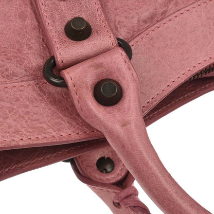 Balenciaga Pink Lambskin The First 2way Shoulder Handbag