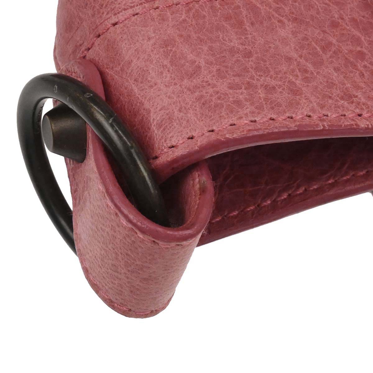 Balenciaga Pink Lambskin The First 2way Shoulder Handbag