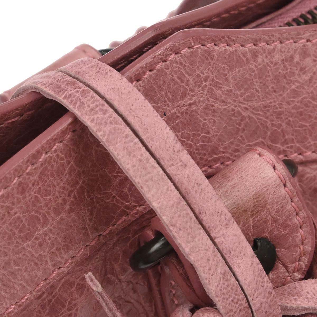 Balenciaga Pink Lambskin The First 2way Shoulder Handbag