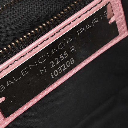 Balenciaga Pink Lambskin The First 2way Shoulder Handbag