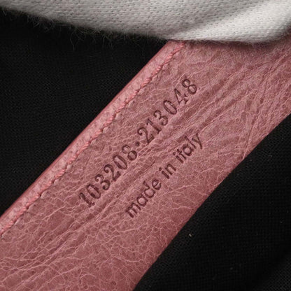 Balenciaga Pink Lambskin The First 2way Shoulder Handbag