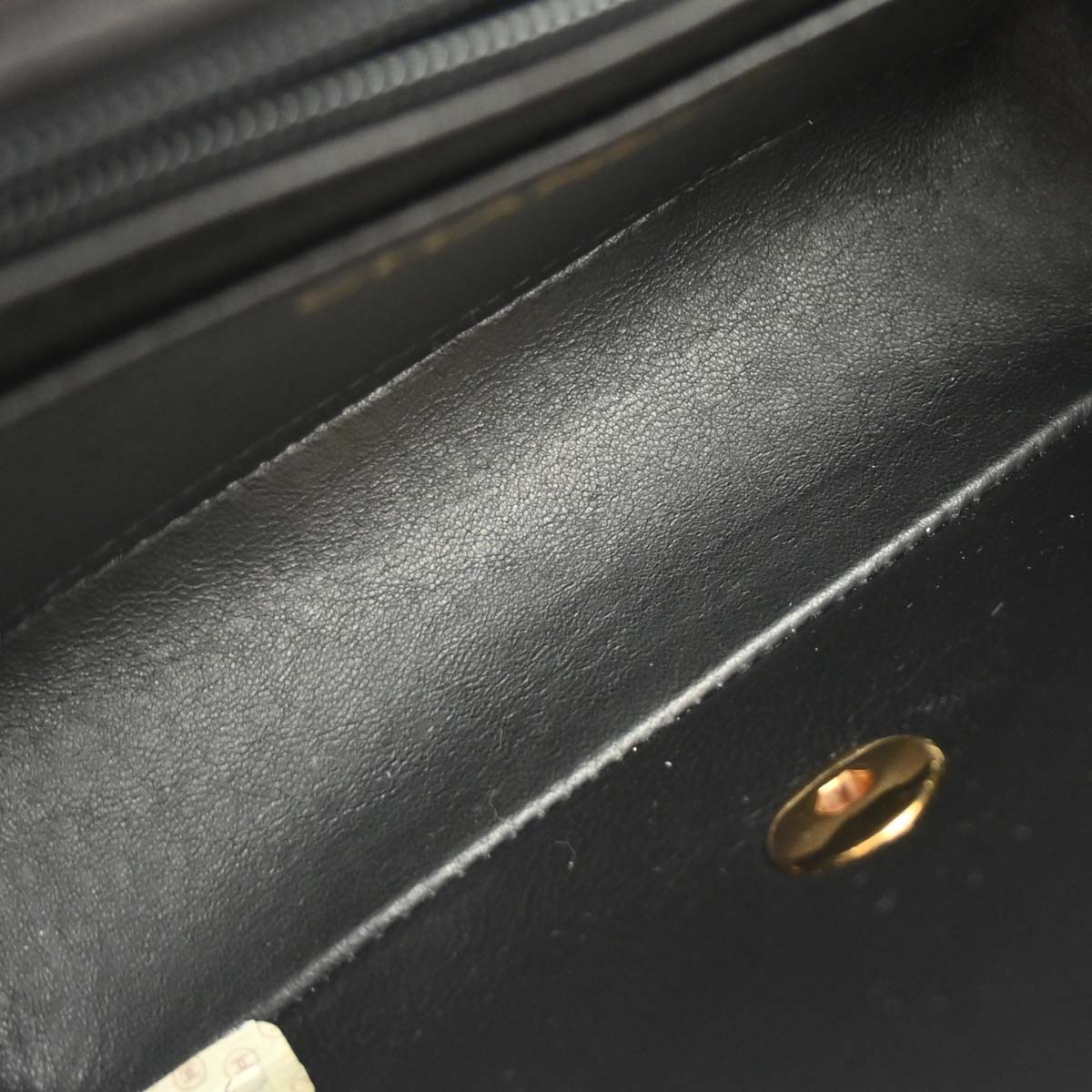 Chanel 1994-1996 Black Lambskin Mini Square Flap Handbag 17