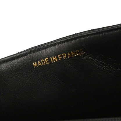 Chanel 1994-1996 Black Lambskin Mini Square Flap Handbag 17