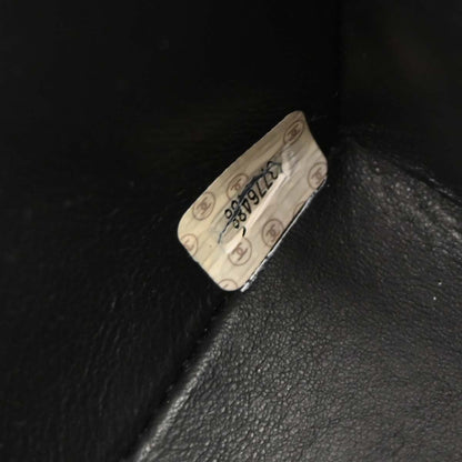 Chanel 1994-1996 Black Lambskin Mini Square Flap Handbag 17