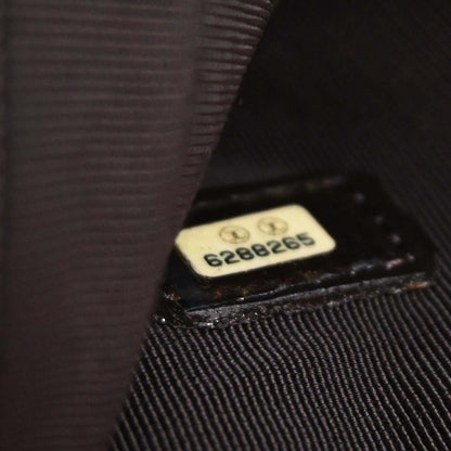 Chanel 2000-2002 Brown Rabbit Fur Jumbo Straight Flap Shoulder Bag