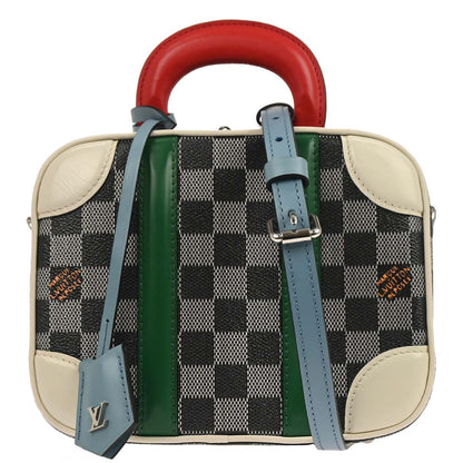 Louis Vuitton 2019 Black Damier Valisette BB 2way Shoulder Handbag N40233