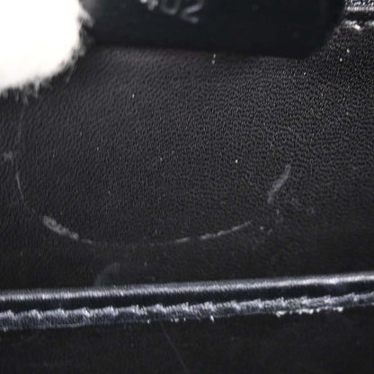 Gucci * Black Lizard Bamboo 2way Shoulder Handbag