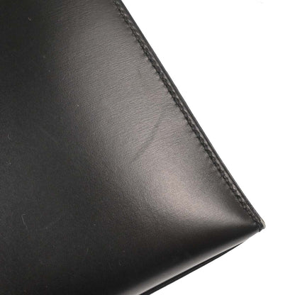 Hermes Black Box Calf Kelly 35 Sellier 2way Shoulder Handbag