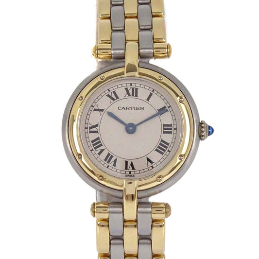 Cartier Panthere Vendome SM 3-Row 24mm Ref.166920 Quartz Watch 18KYG SS