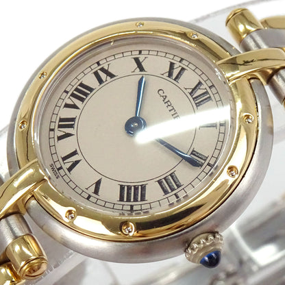 Cartier Panthere Vendome SM 3-Row 24mm Ref.166920 Quartz Watch 18KYG SS