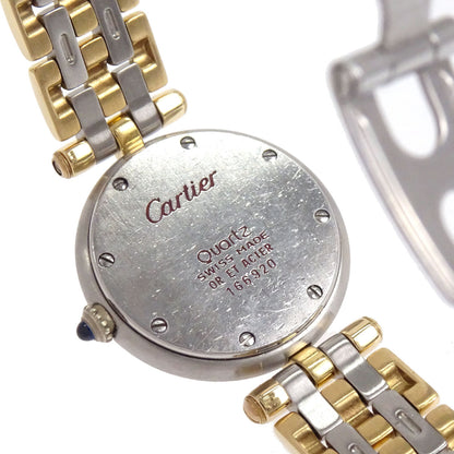 Cartier Panthere Vendome SM 3-Row 24mm Ref.166920 Quartz Watch 18KYG SS