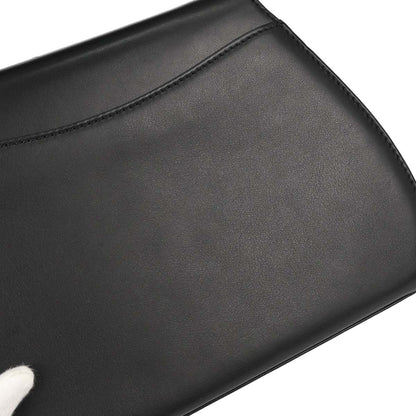Cartier Black Leather Panthere 2way Shoulder Handbag