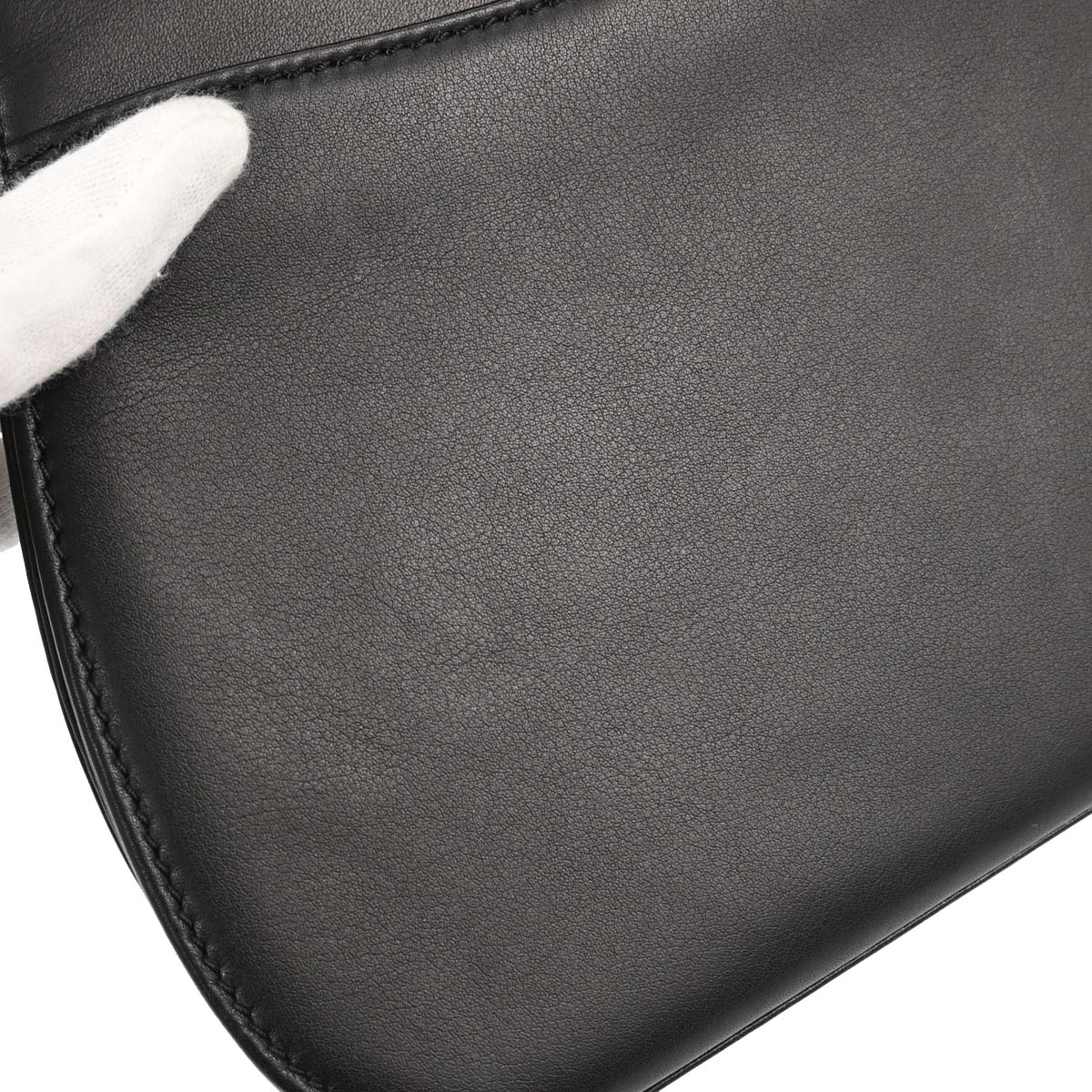 Cartier Black Leather Panthere 2way Shoulder Handbag