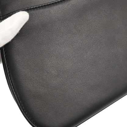 Cartier Black Leather Panthere 2way Shoulder Handbag