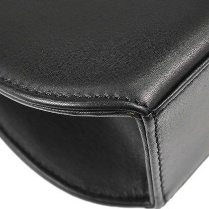 Cartier Black Leather Panthere 2way Shoulder Handbag