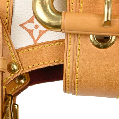 Louis Vuitton White Monogram Multicolor Theda GM Handbag M92347