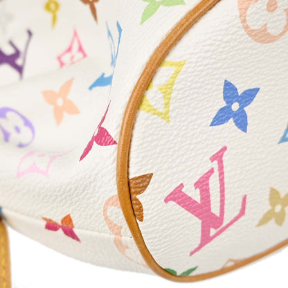 Louis Vuitton White Monogram Multicolor Theda GM Handbag M92347
