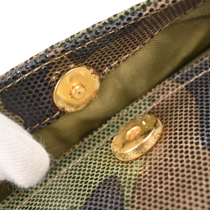Christian Dior Green Camouflage Saddle Handbag