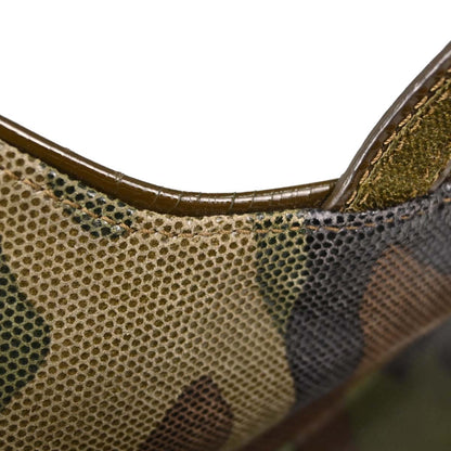 Christian Dior Green Camouflage Saddle Handbag