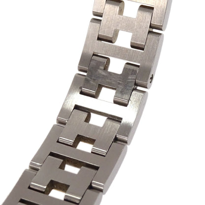 Hermes Ref.CL4.220 Clipper Date 24mm Quartz Watch SS Gold Plated