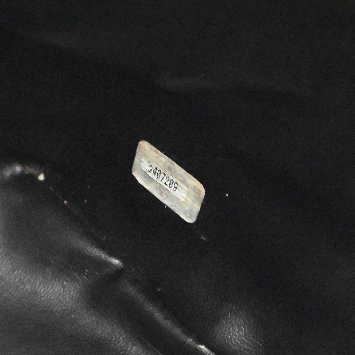 Chanel 1994-1996 Black Caviar Skin Triple CC Drawstring Shoulder Bag