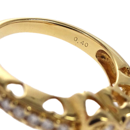 YG Heart Ring 18K Diamond Gold #51 Jewelry