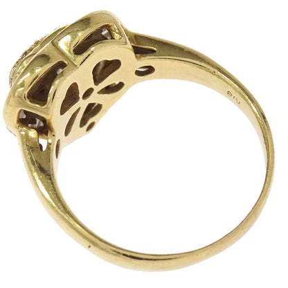 Heart Ring 18K Gold Diamond #53 Jewelry