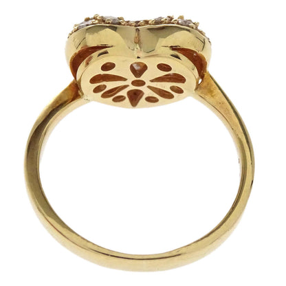 Heart Ring 18K Diamond Gold #48 Jewelry