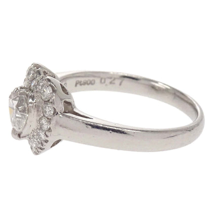 Ring Pt900 Heart Diamond #51 Jewelry