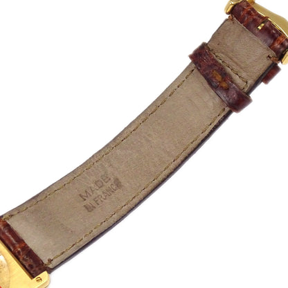 Cartier * Must Tank Vermeil LM Ref.66958 23mm Quartz Watch SV925