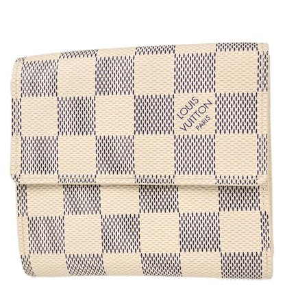 Louis Vuitton Damier Azur Portefeuille Elise Bifold Wallet N61733