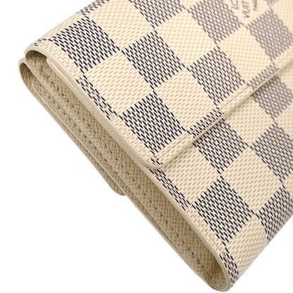 Louis Vuitton Damier Azur Portefeuille Elise Bifold Wallet N61733