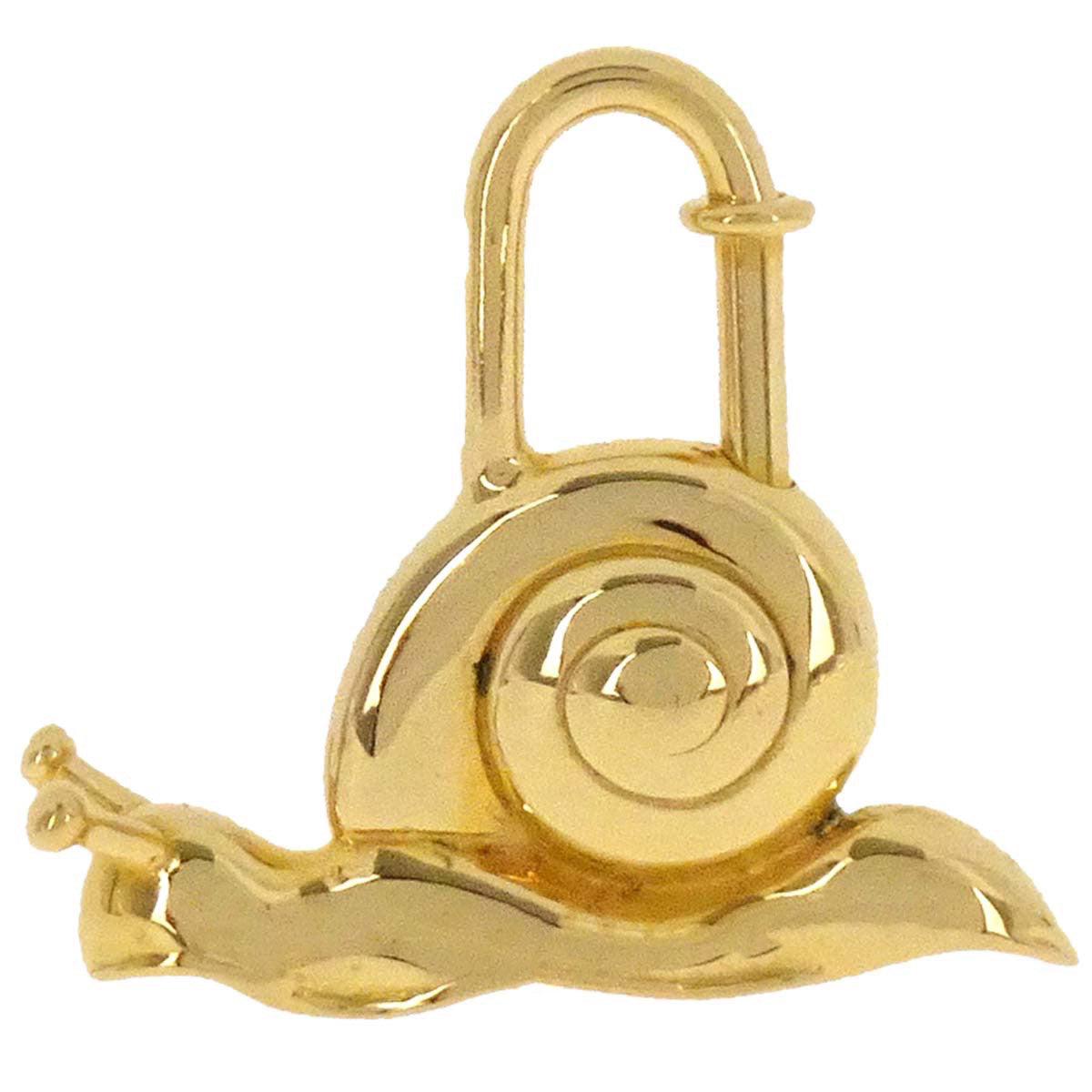 Hermes Snail 1995 Annee De la Route Cadena Gold Small Good