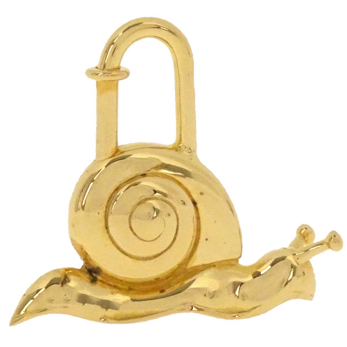 Hermes Snail 1995 Annee De la Route Cadena Gold Small Good