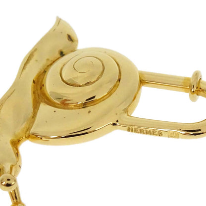 Hermes Snail 1995 Annee De la Route Cadena Gold Small Good