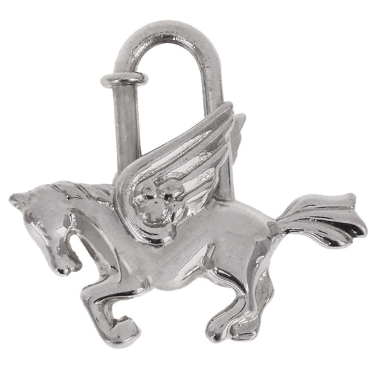 Hermes 1993 Le Cheval Pegasus Cadena Silver Small Good