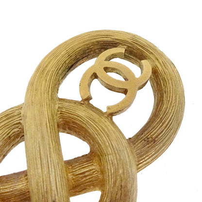 Chanel Infinity CC Brooch Pin Gold 95C