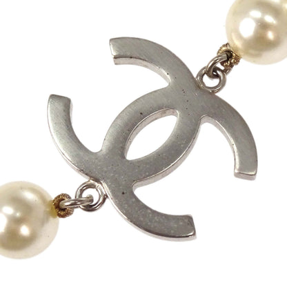 Chanel Costume Pearl CC Chain Necklace B16S