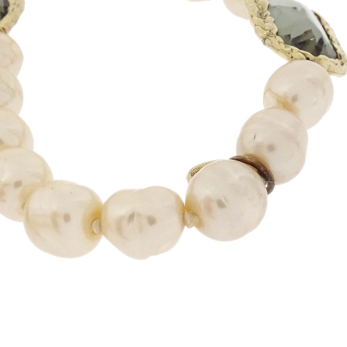 Chanel Long Chain Necklace Gold Costume Pearl Gripoix 1981