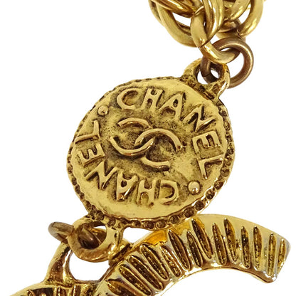 Chanel Gold CC Chain Pendant Necklace