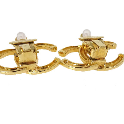 Chanel CC Clip-On Earrings Gold 93P