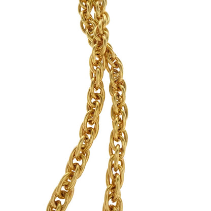 Chanel Lariat Necklace Gripoix Gold