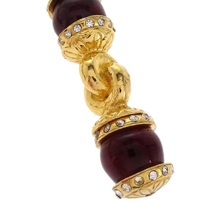 Chanel Lariat Necklace Gripoix Gold