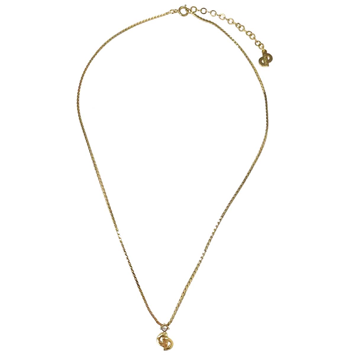 Christian Dior Necklace Pendant Gold