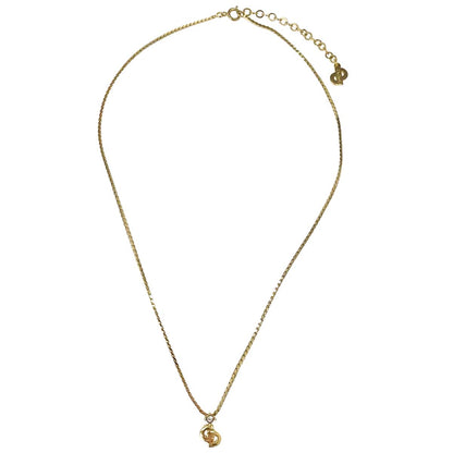 Christian Dior Necklace Pendant Gold