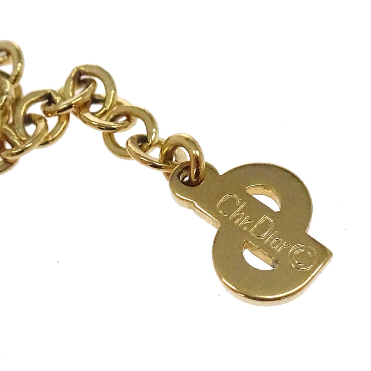Christian Dior Necklace Pendant Gold