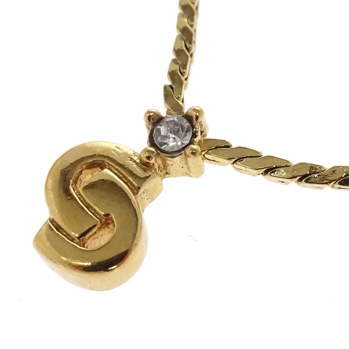 Christian Dior Necklace Pendant Gold