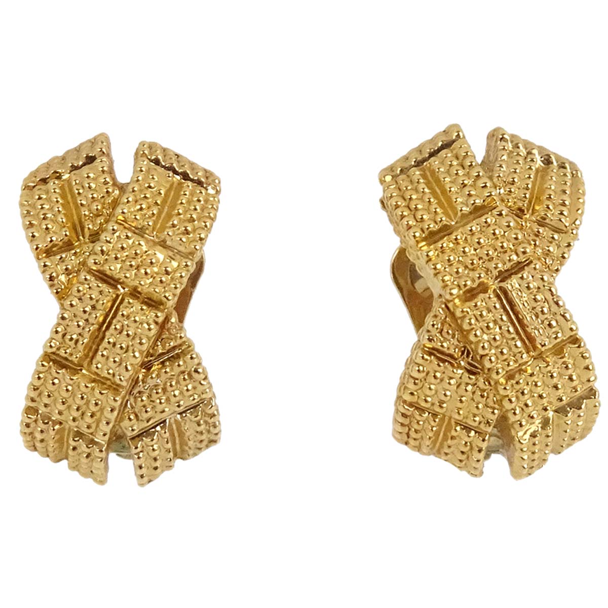 Christian Dior Clip-On Earrings Gold