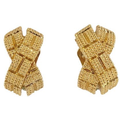 Christian Dior Clip-On Earrings Gold